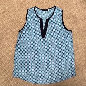 EUC 41Hawthorn Turquoise/Pink/Navy Tank